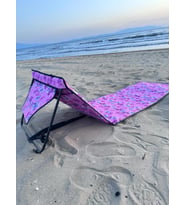 Hobi Store Katlanabilir Çanta Şezlong ( Pink Butterfly )