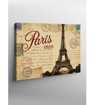 Kanvas Tablo Paris Temalı Poster