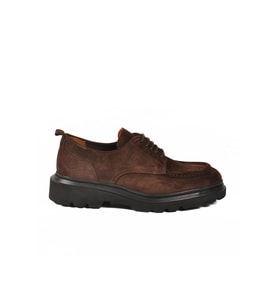 Free Foot Kahve Nubuk Hakiki Deri Erkek Casual Ayakkabı 54083 M