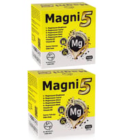 Magnezyum 5 Etkili Form 3 Aylık 90 Kapsül B6 D3 Vitamini Magni5 Bisglisinat Taurat Sitrat Malat 2’li
