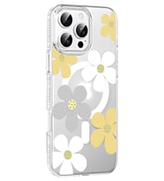 Iphone 16 Floral Magsafe Kapak - Sarı