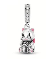 Fubena Sevimli Yumak Tutan Kedi  Sallantılı Charm