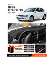 e-biz PROTON 415-416-418-420 (1994-2000) Uyumlu Torpido Örtüsü, Torpido Kılıfı - Siyah - PR002