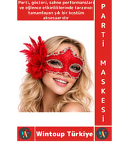 #PartiMaskesi Luxery Estetik Kostüm Davet Yılbaşı Cosplay Balo Şık Tüylü Venedik Parti Maskesi