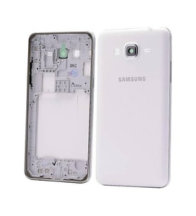 Samsung Galaxy Grand Prime SM-G531 Kasa Kapak (Beyaz - Beyaz)