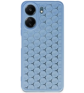 Redmi 13C Kılıf Petek Silikon Kapak - Mavi