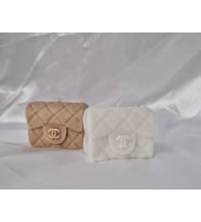 Dekoratif Kokulu Doğal % 100 Soya Wax Chanel Çanta Küçük Boy