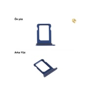 Uyumlu İphone 12 Mini Sim İç Yuvası Tekli Mavi Sim yuvası sim tepsisi sim aparatı yeni sim yuvası tekli sim tepsisi sim çekmecesi