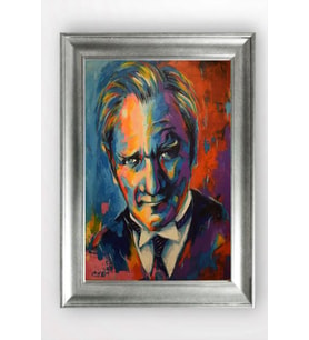 Gümüş Çerçeveli Atatürk Tablo cv998