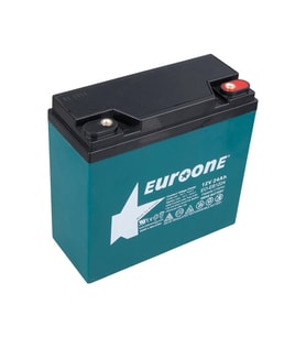 Euroone EO-EB1224 12Volt 24Amper E-Bike Elektrikli Bisiklet Aküsü (180 X 76 X 167 MM) (Siyah)