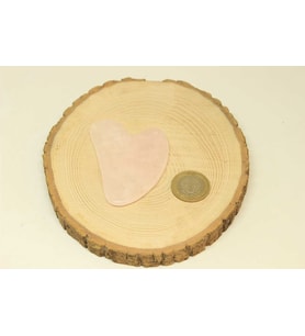 Pembe Kuvars Taşı Gua Sha (Yüz Masaj Taşı)