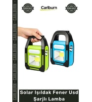 #ŞarjlıLamba Kamp Aydınlatma Güneş Panelli Taşınabilir Acil Led Solar Işıldak Fener Usd Şarj Lamba
