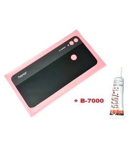 Tkgz Honor 8X Arka Pil Batarya Kapak (CAM+B-7000) SİYAH