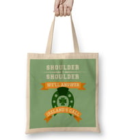 Rugby Irelands Call Orange Banners Bez Çanta Uzun Saplı