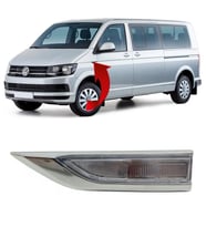Vw Transporter T7 Sol Çamurluk Sinyali Krom 2016-2020 7E0949101A