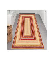 Rovigo Home Dijital Baskı Yıkanabilir Kaymaz Taban Salon Halısı RVG0660 (Sarı)