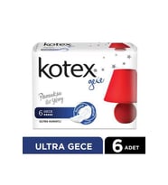 Kotex Ped Ultra Kanatlı Gece 6 lı