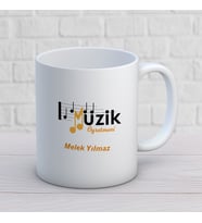 Kişiye Özel Meslek Müzik Öğretmeni Hediyelik Kupa Bardak