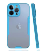 Newface Apple iPhone 14 Pro Kılıf Platin Silikon - Mavi