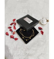 Sıralı Kalpler Italyan Bileklik (Gold)