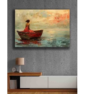 Koç stüdyo Modern tasarım kanvas tablo 50x70 (Çok Renkli)