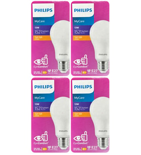 (4 Adet) Philips 13W Sarı Işık E27 Duylu (Kalın Duy) Led Ampul