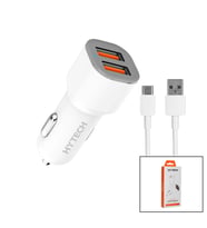 TYPE-C - KABLOLU OTO - ARAÇ ÇAKMAKLIK ŞARJ BAŞLIK SET 15.5W - 1MT KABLO HY-X46 (5668)