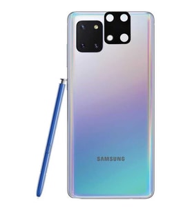 Samsung Galaxy A81 (Note 10 Lite) Kamera Lens Koruyucu Full HD 3D Kamera Camı (Renksiz)