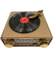 RT-604 Plak Tasarımlı ve Görünümlü , Nostalji Bluetooth/USB/Sd/ Radyo Mp3 Player Müzik Kutusu