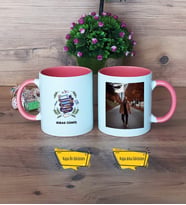 Öğretmenler Günü Hediyesi Kupa Bardak Pembe Fotoğraflı
