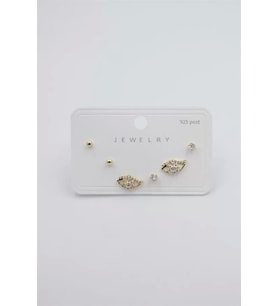 Northcity Çoklu Set Küpe - Altın
