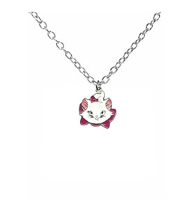 Hello Kitty Baş Figürlü Unisex Kolye – Sevimliliğin ve Nostaljinin Simgesi (Gümüş)