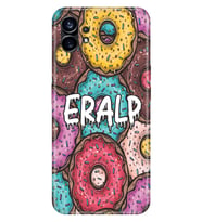 Nothing Phone 1 / 2 Kılıf İsim Yazılı Kişiye Özel Silikon Kapak Model-46 (Çok Renkli)