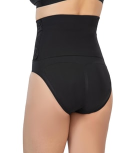 SİYAH MI Emay 2090 Önü Dantelli Yüksek Bel Slip Korse