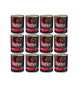 Reflex Plus Kuzulu Parça Etli Yavru Köpek Konservesi 400 Gr 12 Adet