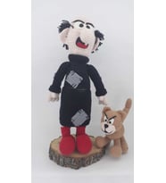 Gargamel ve Azman Kedi Amigurumi Organik Oyuncak