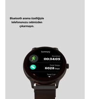 Mey İthalat® Akıllı Saat – Dokunmatik Ekran, Atışı Spor Takibi
