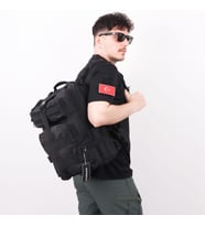 30 Litre Siyah Su İtici İthal Taktik Çanta