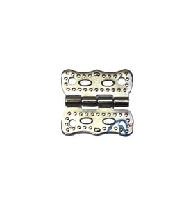 Papatya Menteşe - Küçük 20x20 mm, Nikel, 100 Adet