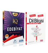 Paraf Yayınları AYT Edebiyat IQ Soru Kütüphanesi ve AKM Dil Bilgisi Soru Bankası Seti 2 Kitap