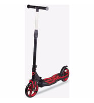 cool wheesl 12+ yetişkin scooter 100 kg taşıma kapasitelidir (Siyah)