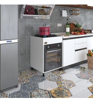 Kenzlife ankastre modülü kabini şirpençe byz 85*60*56 fırın ocak dolabı ayarlı ayaklı üstten (Karışık)