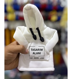 Her araca uyumlu Özel Tasarım Vites Topuzu Kapşonu, Araç Vites Kıyafeti, Vites Poları, Özel Baskılı (Beyaz)