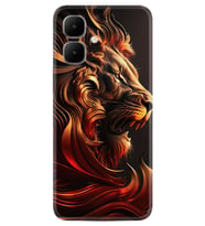Infinix Smart 10 Kılıf Boutique Baskılı Resimli Süper Arslan Pcode -072