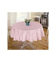 Masa Örtüsü Şık 150x150cm Pvc Silinebilir Pudra