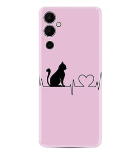 Tecno Pova Neo 2 Kılıf Resimli Desenli Baskılı Silikon Pink Cat Heart 1303