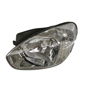 2009-2012 Hyundai Accent Era Far Lambası Sol Elektrikli-Motorsuz (Beyaz Sinyalli) (H4) (Ayfar) (Adet