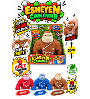 Stretchy Monster Süper Esnek Goril Figürü 20 cm Sıkıştırılabilir Stres Oyuncağı