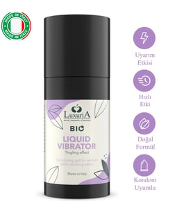 İntimateline Luxuria BIO Sıvı Vibratör 15 ml Kayganlaştırıcı Jel
