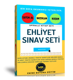 Ehliyet Sınav Seti (Ehliyet Kitabı ve Çıkacak Sorular)